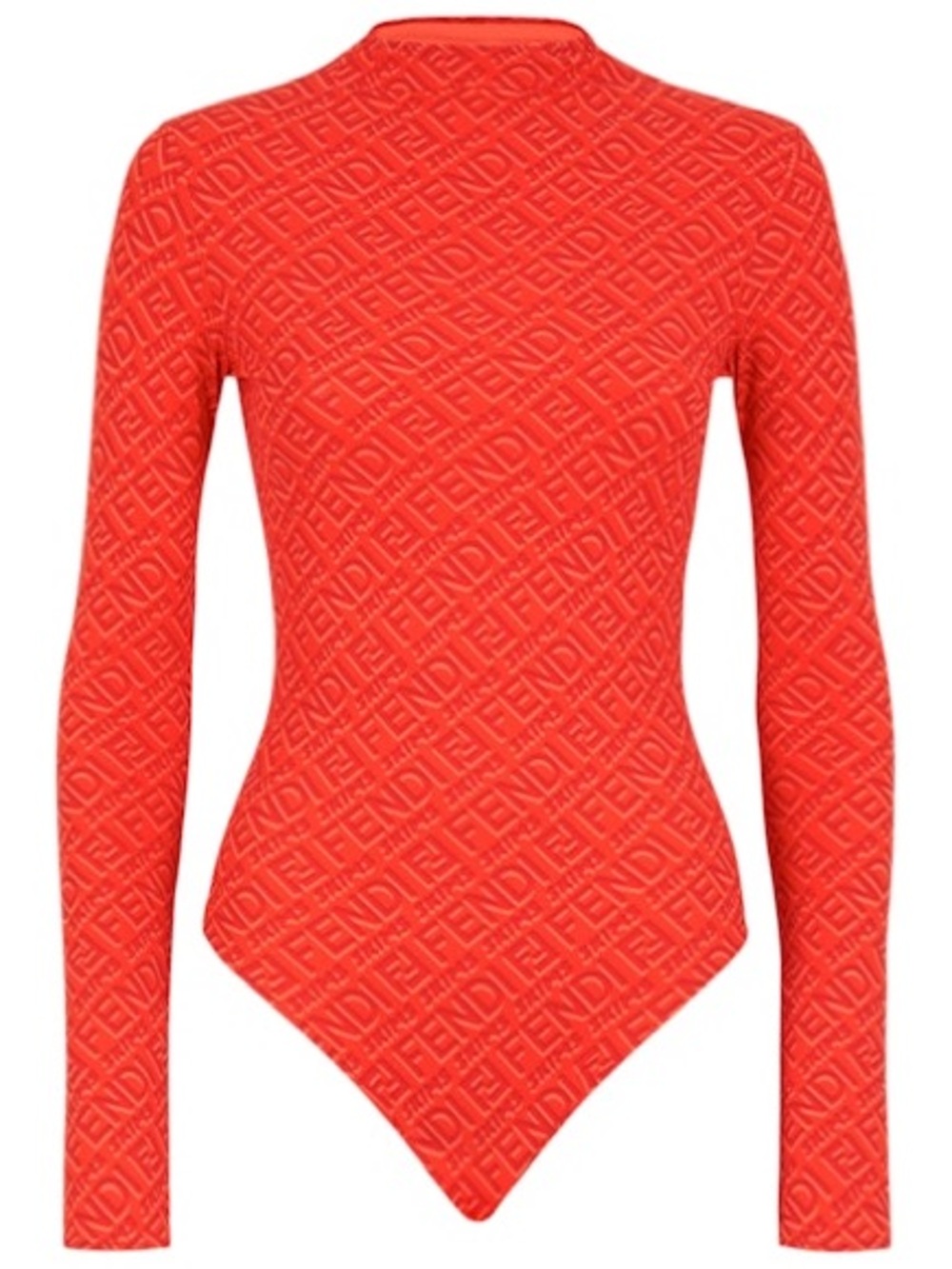 Fendi x SKIMS Mock Neck Long Sleeve Bodysuit